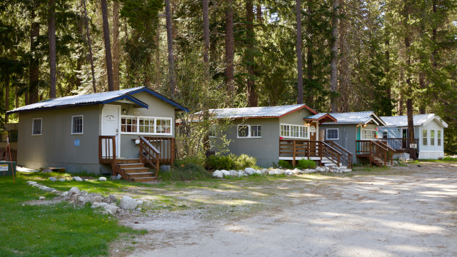 Some of the cabins at the 59er Diner