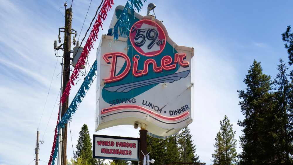 The 59er Diner sign